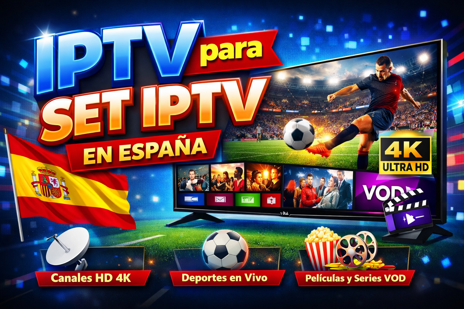 IPTV para SET IPTV en España – Configuración Simple y Streaming Estable