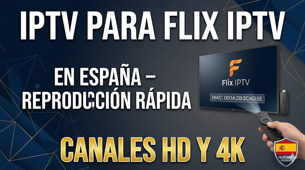 IPTV para Flix IPTV en España – Reproducción Rápida y Canales en Alta Definición